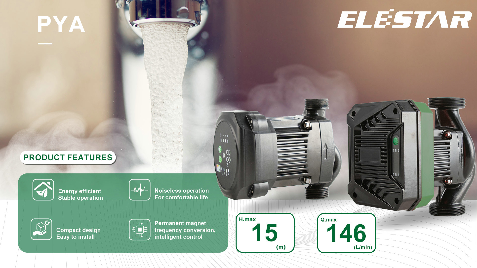 ELESTAR Permanent Magnet Variable Frequency Shielded Pump